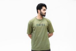 Arise Drop Shoulder T-Shirt Olive