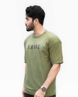 Arise Drop Shoulder T-Shirt Olive