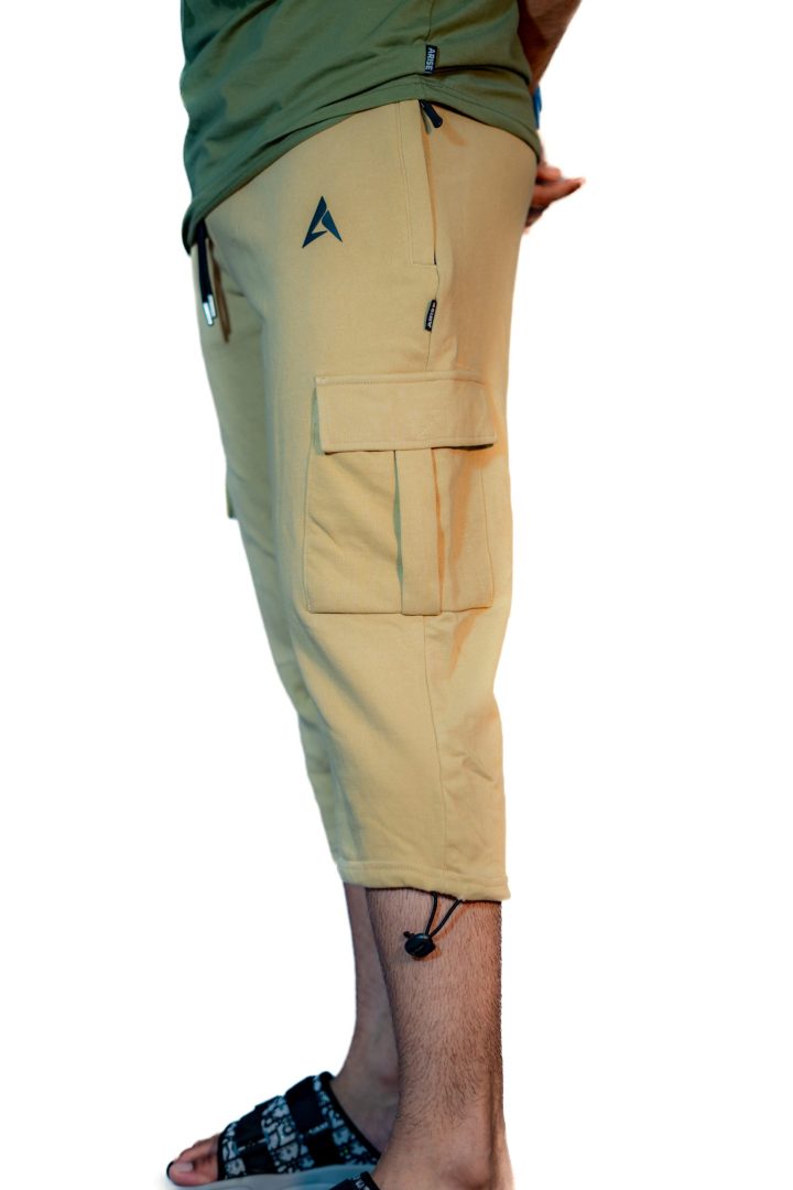 Mens 3/4 Long Length Elasticated Shorts Waist Cargo Combat Three Quarter  Pants | Fruugo BH