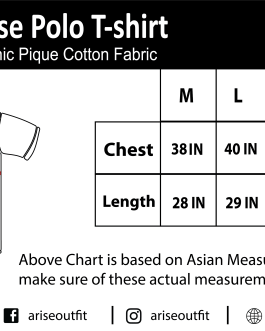 Polo T-Shirt Printed Pique Cotton Fabric (Black)