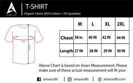 Arise Crew Neck T-Shirt Raglan Shape (Black)